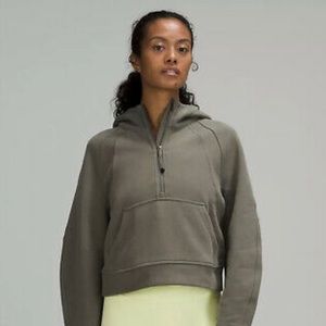 SCUBA OVERSIZED 1/2 ZIP HOODIE